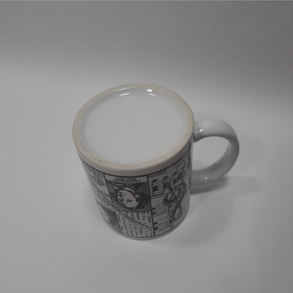 Schubert Design Coffee Mug Classical Music Notes Piano Motif Handle Cup - Picture 9 of 10
